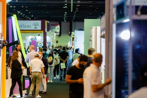 中东迪拜电子烟展览会展会现场图片