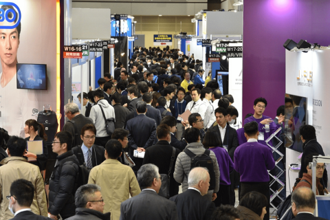 日本东京电子元器件展览会展会现场图片