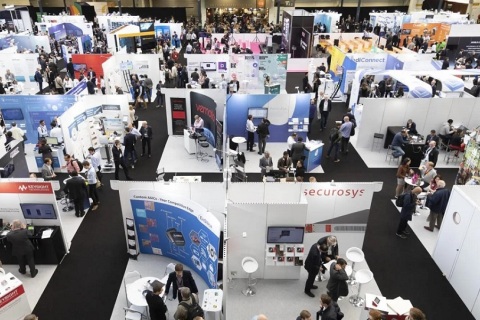 美国圣克拉拉5G通讯展览会展会现场图片